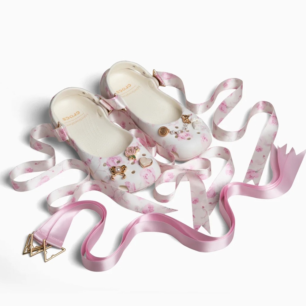 LoveShackFancy x crocs ballet flats / sandles / shoes women’s size 8